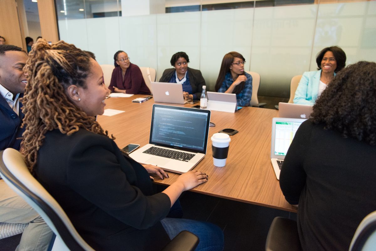 Our team collaborating on client coverage options
