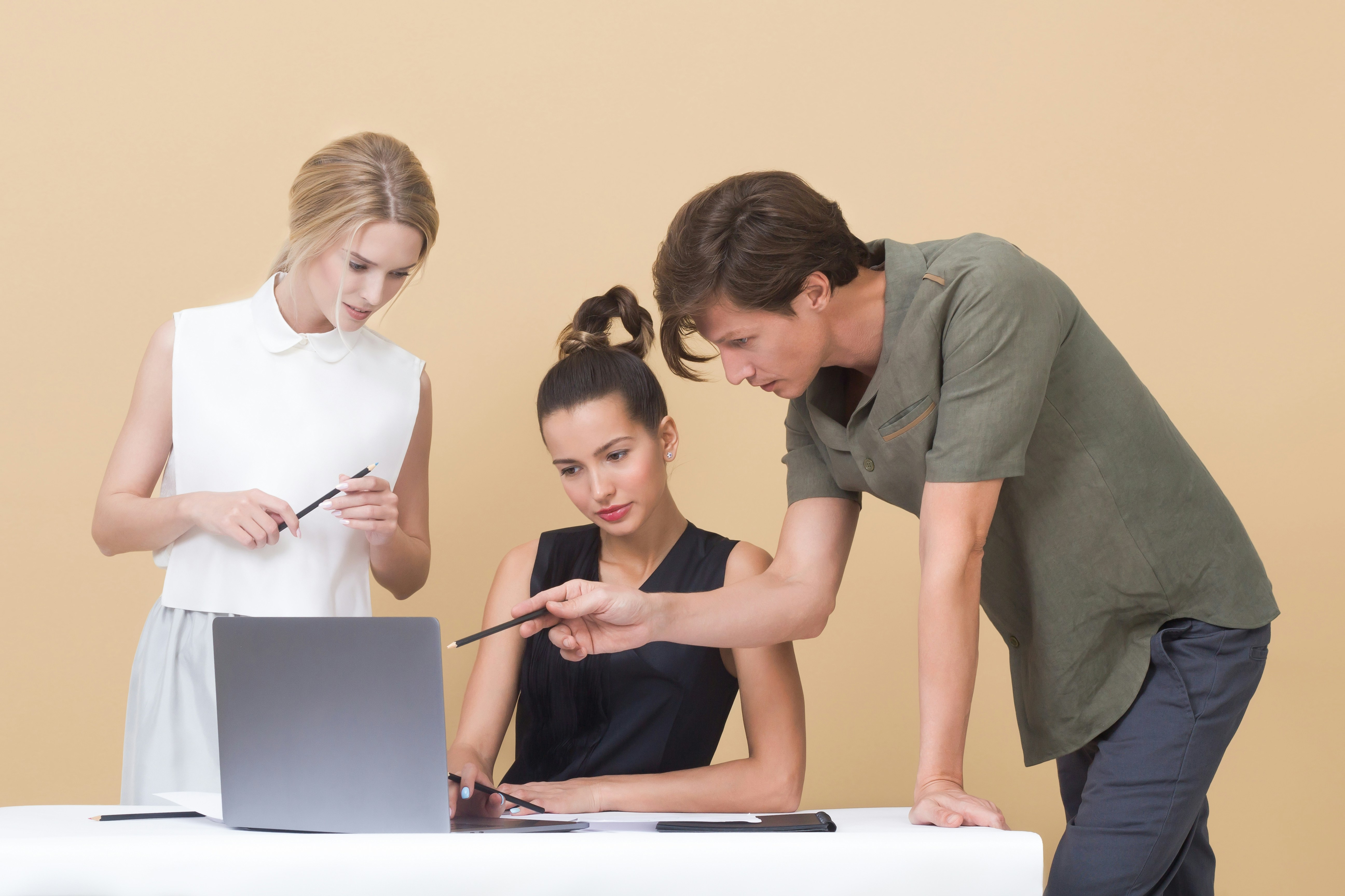Employees reviewing ICHRA health benefit options at work